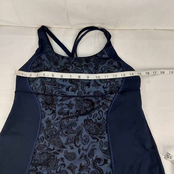 Lululemon Inkwell Paisley Energy Tank Top with Bra - Picture 10 of 11